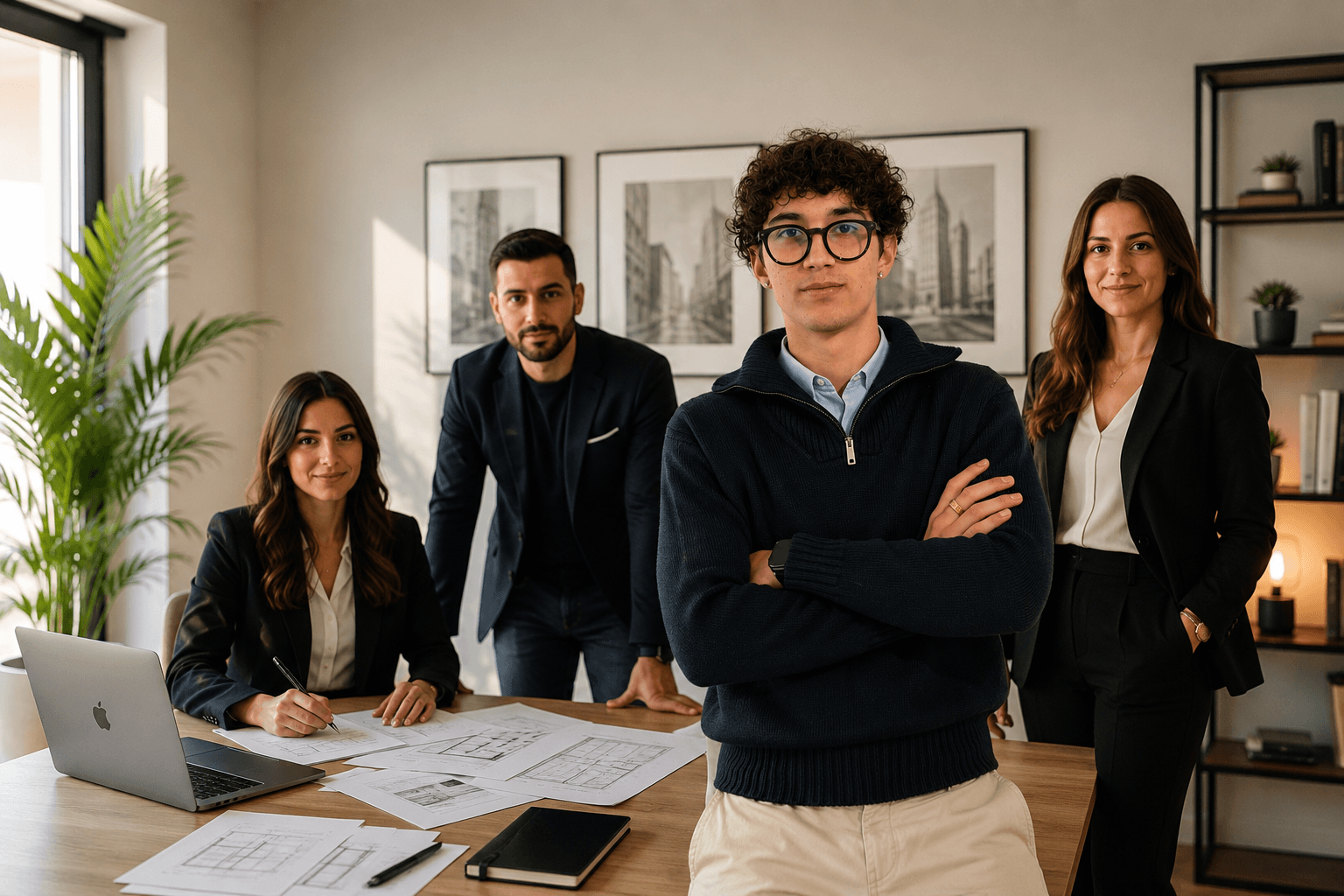 Team RenditaFacile al lavoro nel settore immobiliare